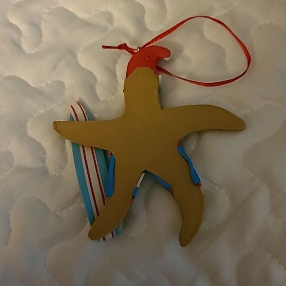 Starfish Surfer Ornament - Picture 2 of 4